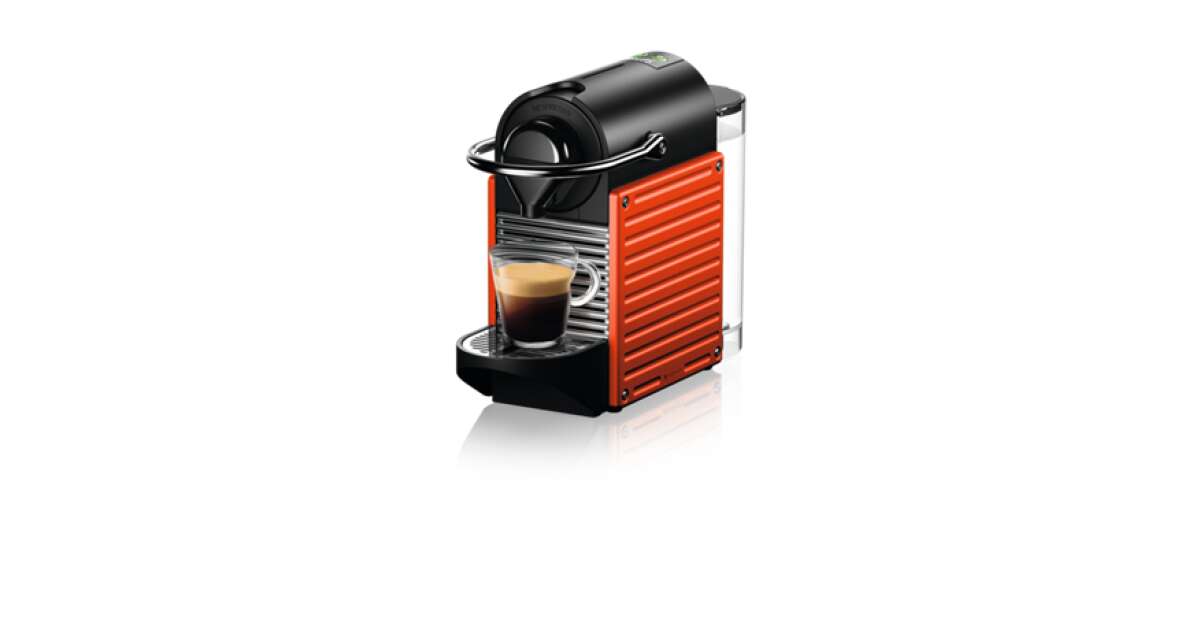 Krups Nespresso Pixie XN304510 Capsule Coffee Maker #black-orange - Main Image