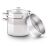 Lamart Fazék pasta cooker 6L, stainless steel pot with strainer and lid
