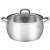 Oală din oțel inoxidabil Lamart de 6L cu capac, LT1162
