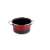 Lamart 1.8L Red and Black Enamel Pot, Interior View