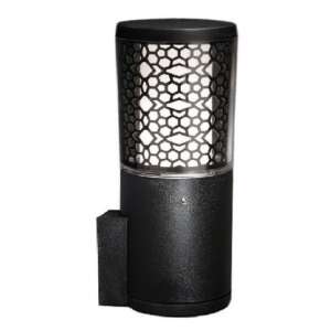 Fumagalli CARLO WALL DECO LED lampă de perete exterioară neagră, design modern cu model de fagure, IP55 rezistent la apă - Lămpi de perete pentru exterior
