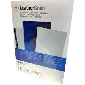 Obal GBC LeatherGrain A4 biely s koženým vzhľadom, balenie 100 - Príslušenstvo pre viazanie dokumentov
