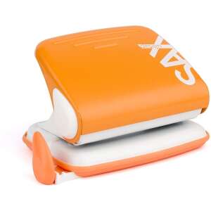 Dziurkacz Sax Design pomarańczowy - Dziurkacz do papieru
