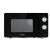 Front view of Gorenje MO20E1B black microwave oven