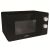 Gorenje MO20E1B black microwave oven angled shot