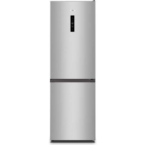 Gorenje NRK6192AS4 Kombinált hűtőszekrény, NoFrost Plus, 304l, M: 186 cm, E energiaosztály, Inox