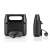 Gorenje SM701GCB black sandwich maker back and side view with cord storage