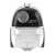Gorenje VCEA01GACWCY bagless vacuum cleaner, white and black, front view
