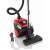 Gorenje VCEB11CXRII red vacuum cleaner with telescopic tube, floor nozzle and crevice tool