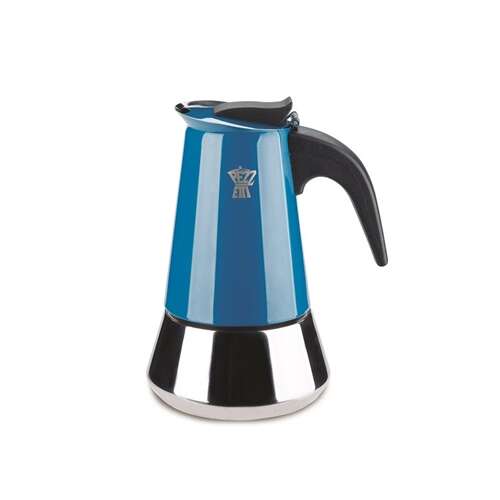 Ghidini 1386V Kaffeemaschine mit Kanne 2 Personen, Blau