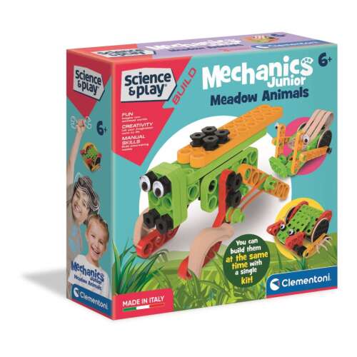 Clementoni Science & Play Mechanikai laboratórium Junior Rovarok építőkészlet 6 éves kortól