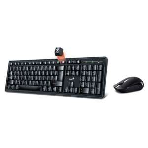 Genius KM-8200 Vezeték Nélküli Billentyűzet + Egér KM-8200 Smart, USB fekete