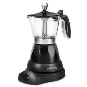 G3 Ferrari G10028 Cafeneaua Electrică de Tip Stovetop, Negru - Aparat de cafea cu gura de scurgere