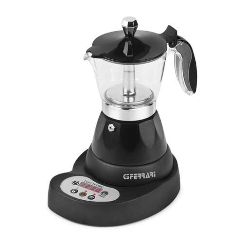 G3 Ferrari G10045 Electric Moka Pot, Black