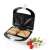 Gallet Saturnia CRO625 white sandwich maker, with toasted sandwiches