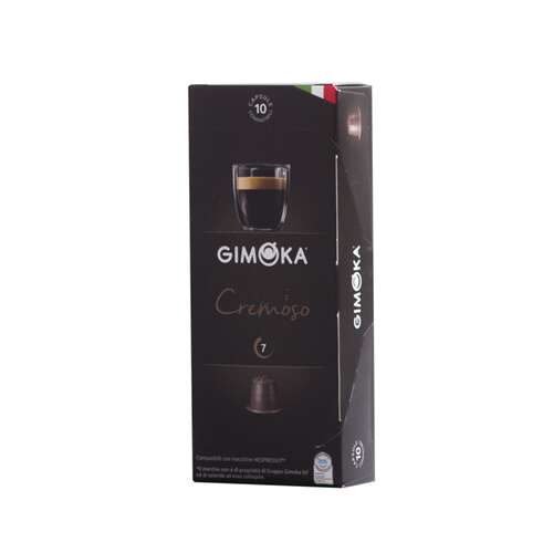 Gimoka Cremoso Nespresso kompatibilis kávékapszulák, 10 db-os csomag
