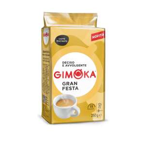 Gimoka Gran Festa gemahlener Kaffee, 250g, italienische Mischung, Espresso, Robusta, Arabica, Verpackung