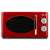 Girmi FM21RED red retro microwave oven front view