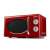 Girmi FM21RED red retro microwave oven with grill function