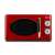 Girmi FM21RED red retro microwave oven front view