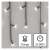 EMOS 3.6m LED icicle lights details