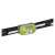 Emos CREE LED rechargeable headlamp, green, close-up of the light