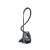 Hauser VC2800 bagged vacuum cleaner, grey, side view