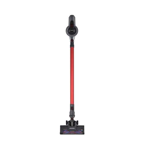 Hausmeister HM2061 cordless 2-in-1 stick vacuum cleaner, black and red