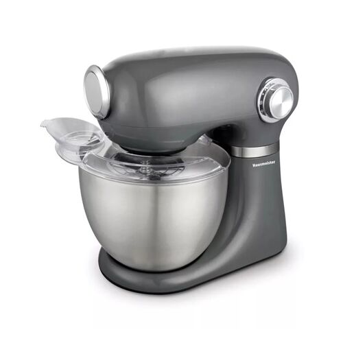Hausmeister HM5601 stand mixer with splash guard and stainless steel bowl