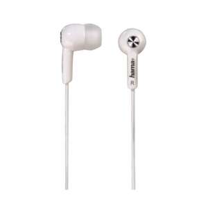 Hama in-ear headphones, white, 3.5mm jack, ControlTalk remote, built-in microphone - Headphone and Bluetooth Speaker