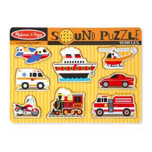 Puzzle Melissa &amp; Doug Loud, vozidlá
