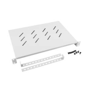 Lanberg 19" 1U 483x300mm rack polc szürke (AK-1004-S)