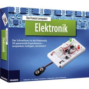 Elektronika kísérletező készlet, Franzis Verlag 65272, 14 éves kortól 70291420 Tudományos és felfedező játékok