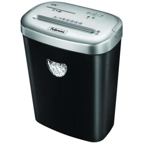 Fellowes Powershred 53C iratmegsemmisítő, fekete és ezüst színben, konfetti vágással, 10 lap kapacitással