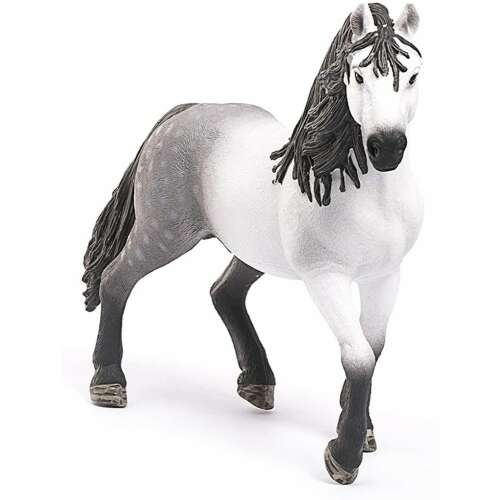 Schleich Andalúz csődör 13821, szürke ló figura, játék gyerekeknek - Schleich