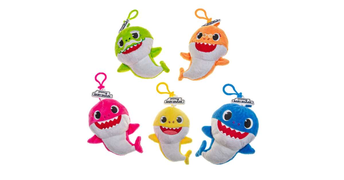 Baby shark plush sale keychain