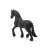 Schleich Friesian Mare 13906, black horse figurine, realistic detail, for kids and collectors