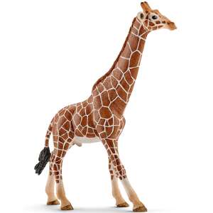 Schleich Giraffe Bull figurine, realistic animal toy for kids, 13.3 x 3.6 x 17.4 cm - Schleich