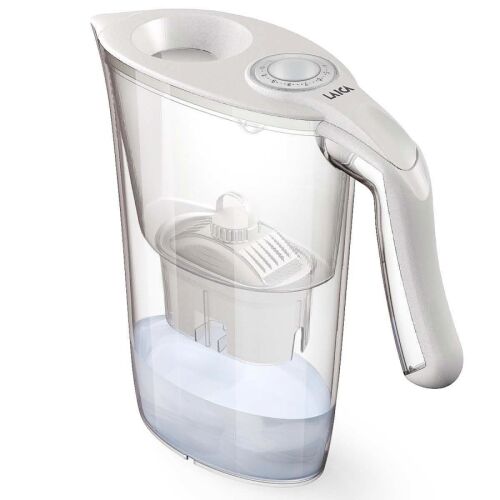 LAICA J35DA CARMEN NORMA carafă cu filtru de apă cu afișaj mecanic și 1 filtru universal Bi-flux, alb