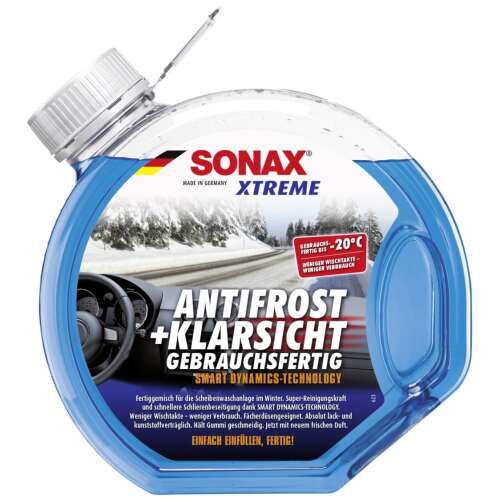 Lichid de parbriz Sonax Xtreme Antifrost + Klar Sicht, 3L, -20°C, gata de utilizare, tehnologie Smart Dynamics