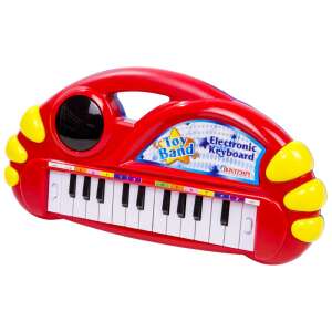 Czerwona Toy Band Elektroniczna Klawiatura z 22 Klawiszami, Dziecięcy Instrument Muzyczny, Zabawkowy Fortepian - Bontempi