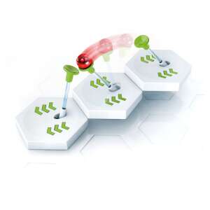 Gravitrax Extensie Transfer, Ravensburger, imagine de aproape a piesei de cale de transfer, pistă de bile, jucărie STEM, alimentată de gravitație, jucărie educativă, jucărie științifică - Jocuri creative și de construcție