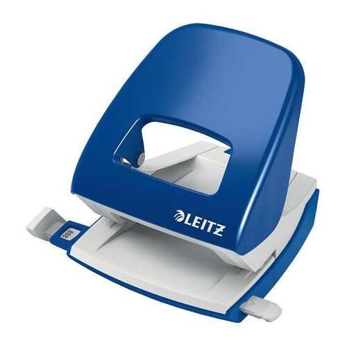 Leitz New NeXXt modrý kovový dierovač, kapacita 30 listov