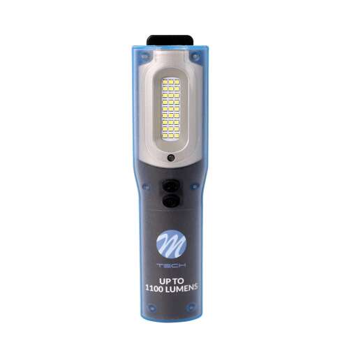 M-Tech ILPRO109 Pro Series munkalámpa, újratölthető LED munkafény, 1100 lumen, mágneses talp, IP54 vízálló - Munkalámpa