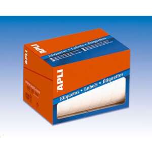 APLI 25 mm kör, kézzel írható etikett tekercs, 2400 db - APLI