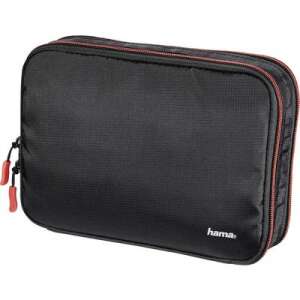 Hama Fancy L Organizer Kameratasche, schwarz mit roten Akzenten - Kamerataschen und -etuis