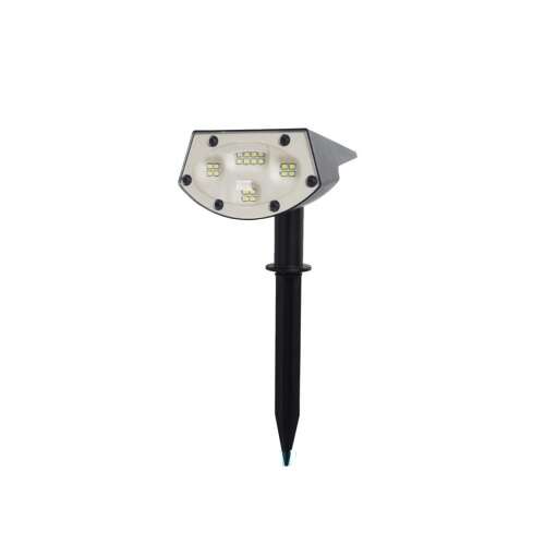 IRIS DL-010W-20LED Solar-LED-Wegleuchte, schwarz, 20 LEDs, weißes Licht