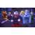 Lego DC Super-Villains videojáték képernyõfelkapó, amelyen Superman, Wonder Woman, Flash és más Justice League tagok láthatók
