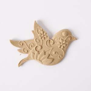 Fa Madár Díszítőelem - Hőre Lágyuló - 5x4cm
