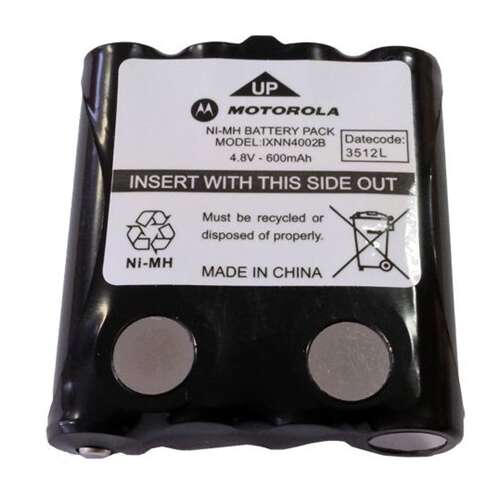 Motorola walkie talkie akkumulátor, 4.8V, 600mAh, Ni-MH